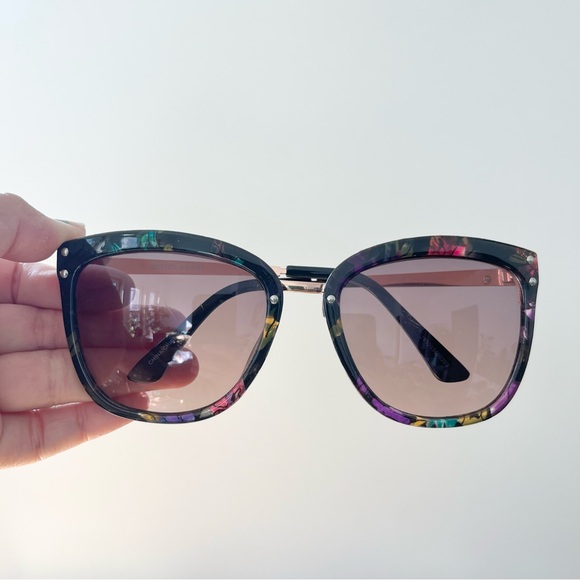 Foster Color Frame Foster Grant | Accessories | Foster Grant Purple Floral Cat Eye Womens ...